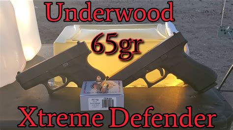 underwood xtreme defender ballistics